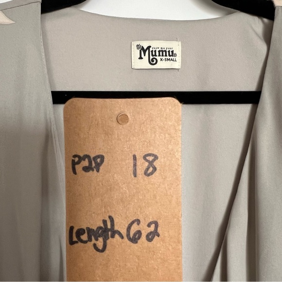 ⚪️ Show Me Your Mumu Noelle Wrap Maxi Dress – Floral Gray | XS - Picture 8 of 8